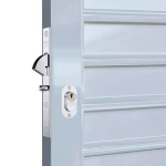 FECHADURA PORTA CORRER STAM 940 ESPELHO INOX CROMADO