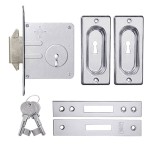 FECHADURA PORTA CORRER INTERNA 45MM CONCHA CROMADA UNIÃO MUNDIAL