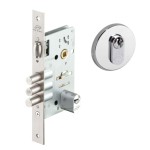 FECHADURA ROLETE 4910 MULTIPONTO REDONDA INOX POLIDO
