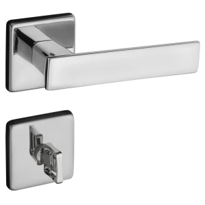 FECHADURA QUADRA BANHEIRO 40MM ROSETA 701-40PB CROMADA PADO