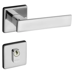 FECHADURA QUADRA EXTERNA 40MM ROSETA 701-40PE CROMADA PADO