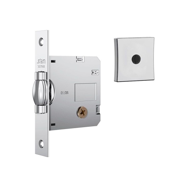 FECHADURA ROLETE STAM LILLE 1005 QUADRADA TETRA CROMADA