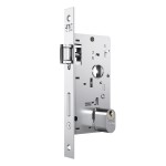 FECHADURA ROLETE STAM LYON 803 QUADRADA INOX POLIDO