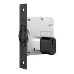 FECHADURA ROLETE STAM NICE 1005 QUADRADA PRETA
