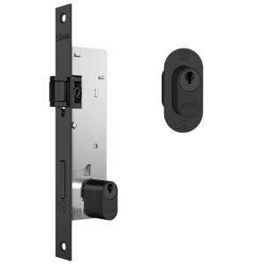 FECHADURA SERRALHEIRO ROLETE STAM NANCY 601 ESPELHO PRETO