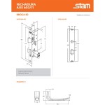 FECHADURA SERRALHEIRO STAM AUE 603/11 BRANCO