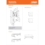 FECHADURA STAM FANO 813/35 QUADRADA INTERNA PRETO FOSCO FECHADURA STAM FANO 813/35 QUADRADA INTERNA PRETO FOSCO