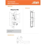 FECHADURA STAM INOX HOME IX310 EXTERNA POLIDO