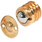 FECHO ESFERA EMBUTIDO 12MM LATÃO HAFELE