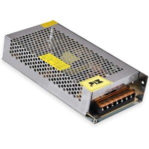 FONTE METÁLICA CHAVEADA PIX FITA LED 12V 10A 120W