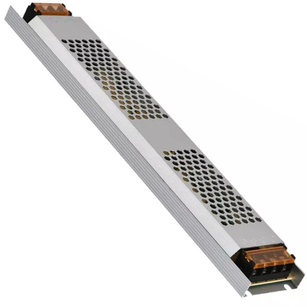 FONTE METÁLICA CHAVEADA SLIM PIX FITA LED 12V 16.6A 200W