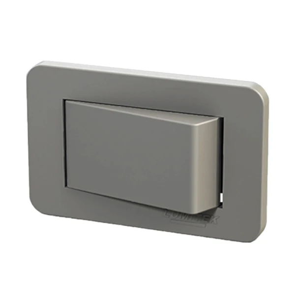 INTERRUPTOR MÓVEIS EMBUTIR LUMITEK PARALELO CINZA