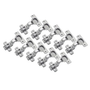 KIT 10 DOBRADIÇAS CANECO 35 INOX CERMAG CURVA