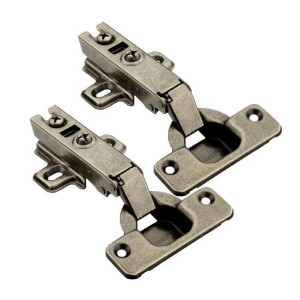 KIT 2 DOBRADIÇAS CANECO CERMAG BUMP ANTIQUE AMORTECEDOR