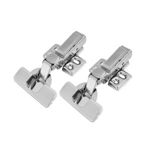 KIT 2 DOBRADIÇAS CANECO 35 INOX EASY TN CLICK SUPER CURVA