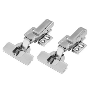 KIT 2 DOBRADIÇAS CANECO 35 INOX EASY TN CLICK CURVA