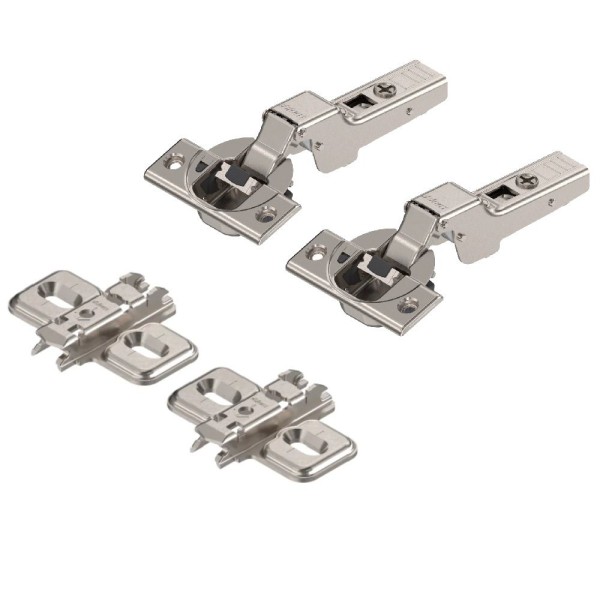 KIT 2 DOBRADIÇAS CANECO BLUM CLIP BLUMOTION CURVA