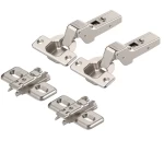 KIT 2 DOBRADIÇAS CANECO BLUM CLIP STANDARD CURVA