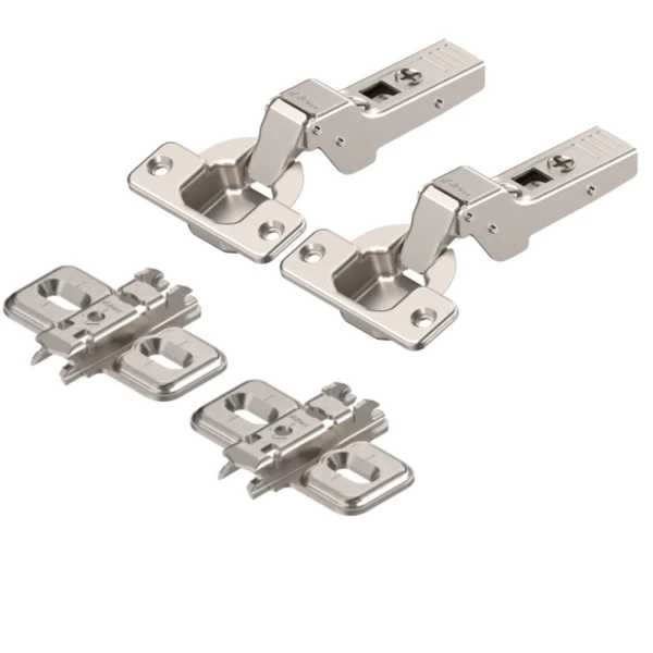 KIT 2 DOBRADIÇAS CANECO BLUM CLIP STANDARD CURVA