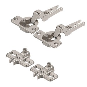 KIT 2 DOBRADIÇAS CANECO BLUM MODUL CURVA SIMPLES