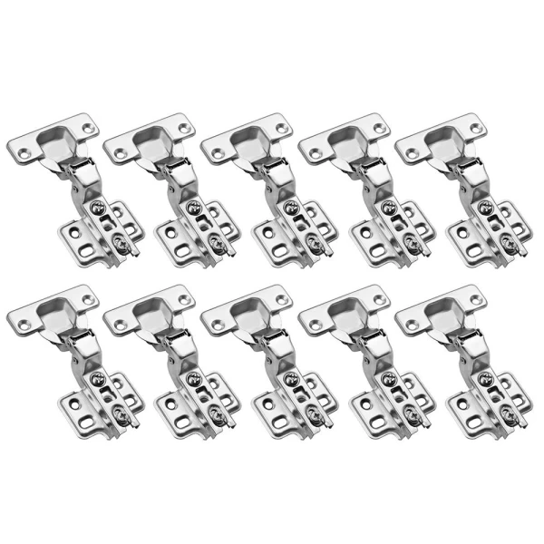 KIT C/10 DOBRADIÇA CANECO COMUM FERLOCK SUPER CURVA