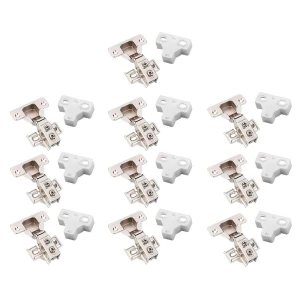 KIT C/10 DOBRADIÇA CANECO C.FIX CURTA FERLOCK AM CURVA/RETA