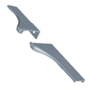 KIT C/10 PONTEIRA ROMETAL FACETATO 20MM PE-183 S7020 CHAMPAGNE/INOX