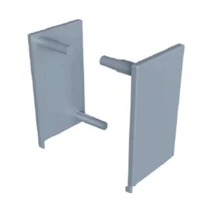 KIT C/10 PONTEIRA ROMETAL GOLA 15MM PE-176/181/189 LISA CHAMPAGNE/INOX