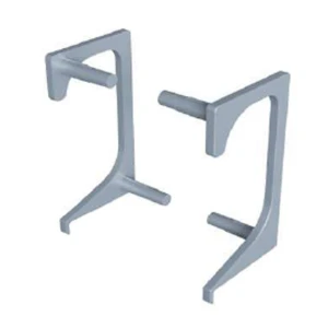 KIT C/10 PONTEIRA ROMETAL GOLA 15MM PE-176/189 VAZADA CHAMPAGNE/INOX