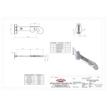 KIT C/2 CARRANCA PARA JANELA GRANDE (PAR) INOX