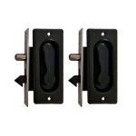 KIT C/2 FECHO CONCHA EMBUTIR LATÃO PRETO KIT C/2 FECHO CONCHA EMBUTIR LATÃO PRETO