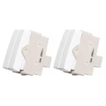 KIT C/2 INTERRUPTOR MARGIRIUS SLEEK PARALELO DUPLO BRANCO KIT C/2 INTERRUPTOR MARGIRIUS SLEEK PARALELO DUPLO BRANCO
