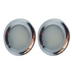 KIT C/2 LED EMBUTIR MÓVEIS CIRCULAR 60MM VASTMOB 6000K CROMADO