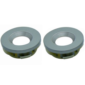 KIT C/2 LED EMBUTIR MÓVEIS CIRCULAR PEQUENO D354 3000K ALUMÍNIO