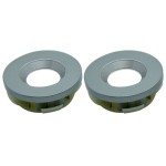 KIT C/2 LED EMBUTIR MÓVEIS CIRCULAR PEQUENO D354 5000K ALUMÍNIO