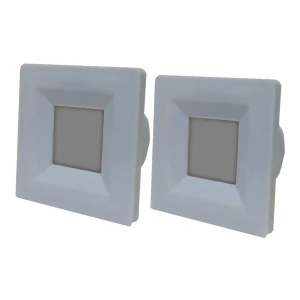 KIT C/2 LED EMBUTIR MÓVEIS QUADRADA 35MM SMALLMOB 3000K BRANCO