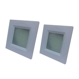 KIT C/2 LED EMBUTIR MÓVEIS QUADRADA 60MM VASTMOB 3000K BRANCO