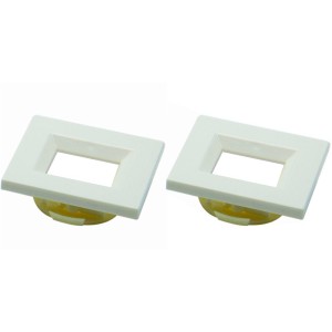 KIT C/2 LED EMBUTIR MÓVEIS RETANGULAR E314 3000K BRANCO