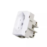 KIT C/5 MÓDULOS MARGIRIUS SLEEK TOMADA 2P+T 20A BRANCO KIT C/5 MÓDULOS MARGIRIUS SLEEK TOMADA 2P+T 20A BRANCO