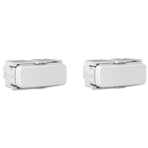 KIT C/2 MÓDULOS WEG COMPOSÉ INTERRUPTOR PARALELO BRANCO