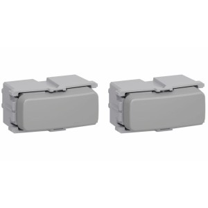 KIT C/2 MÓDULOS WEG COMPOSÉ INTERRUPTOR PARALELO CINZA