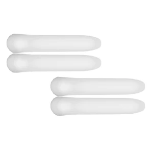 KIT COM 2 PARES MAÇANETAS STAM /11 BRANCA