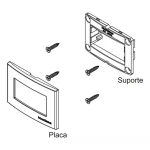 KIT C/5 PLACAS MARGIRIUS SLEEK MÓVEL 65X45MM PRETO KIT C/5 PLACAS MARGIRIUS SLEEK MÓVEL 65X45MM PRETO