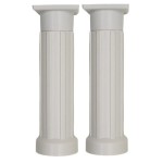 KIT C/2 PÉS MÓVEIS PLÁSTICO REDONDO FRISADO 140MM REGULAGEM KIT C/2 PÉS MÓVEIS PLÁSTICO REDONDO FRISADO 140MM REGULAGEM