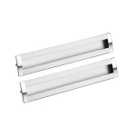 KIT C/2 PUXADOR MÓVEIS FIORE 448MM ANODIZADO/CROMADO KIT C/2 PUXADOR MÓVEIS FIORE 448MM ANODIZADO/CROMADO