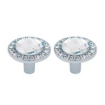 KIT C/2 PUXADOR MÓVEIS PONTO TRENTINO REDONDO 30MM CROMADO KIT C/2 PUXADOR MÓVEIS PONTO TRENTINO REDONDO 30MM CROMADO