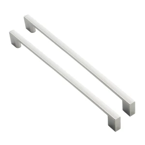 KIT C/2 PUXADOR MÓVEIS RIGORE CROMADO 192MM