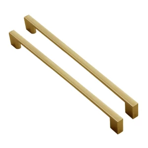 KIT C/2 PUXADOR MÓVEIS RIGORE DOURADO 64MM