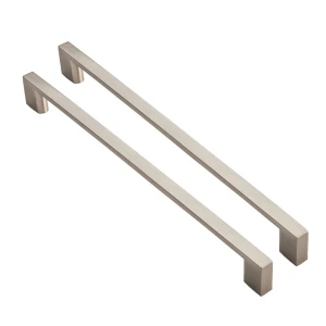 KIT C/2 PUXADOR MÓVEIS RIGORE ESCOVADO 192MM