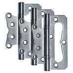 KIT C/3 DOBRADIÇAS INOX SOBREPOR UNIÃO MUNDIAL 4X3 KIT C/3 DOBRADIÇAS INOX SOBREPOR UNIÃO MUNDIAL 4X3